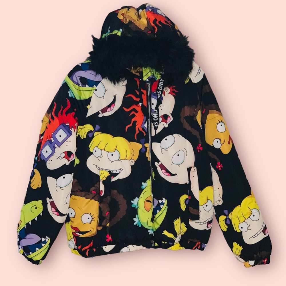RugRats Members Only Women Nickelodeon Snorkel Bomber Jacket
